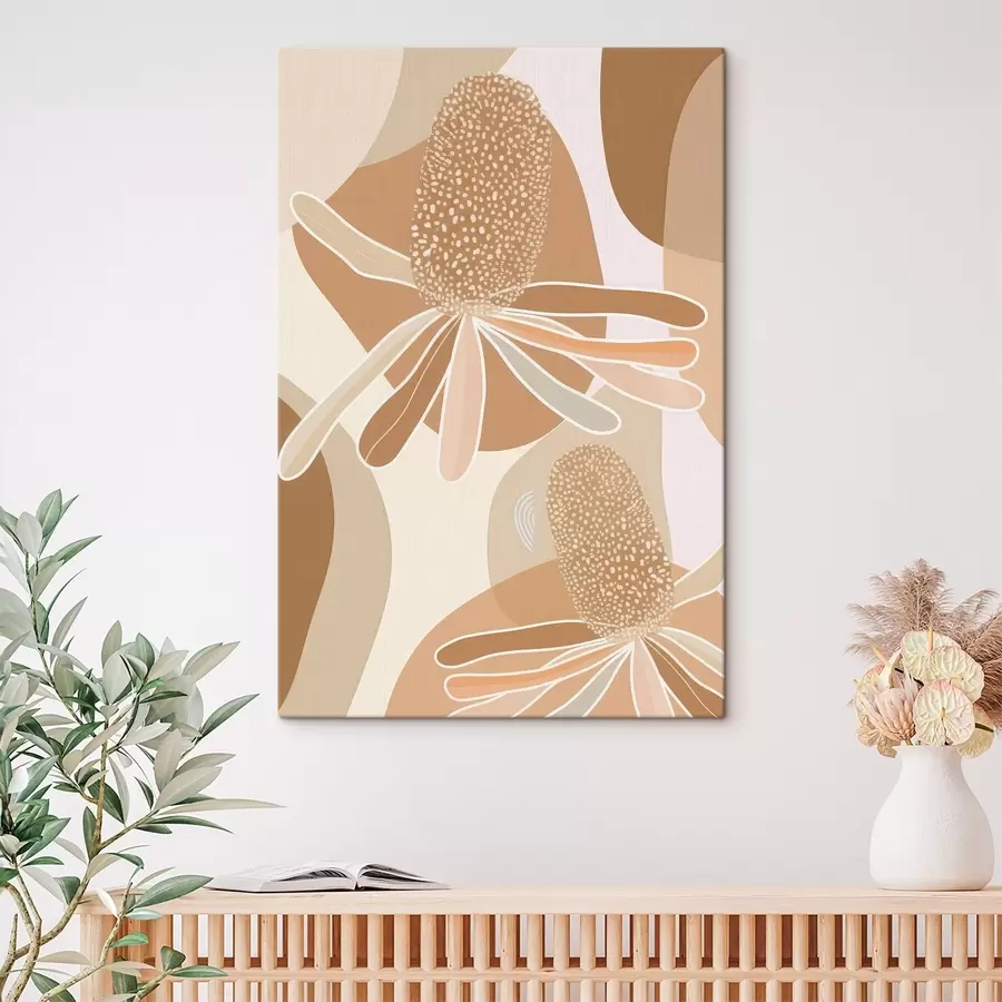 fotótapéta Absztrakt protea virágok s46992