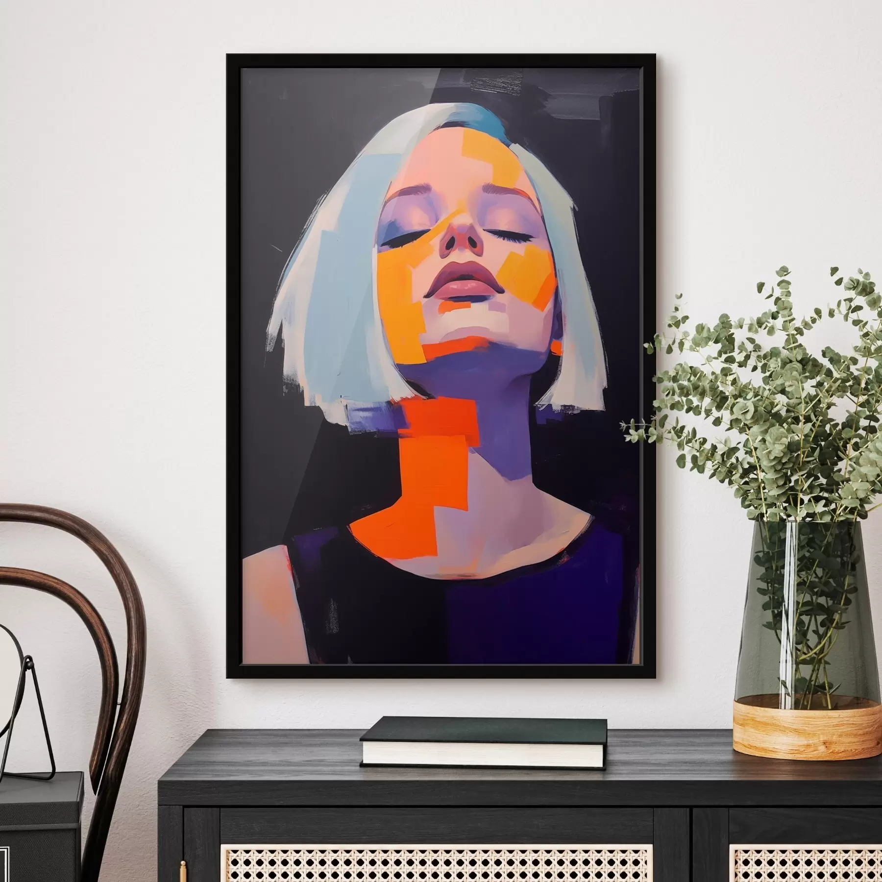 fotószőnyeg Egy lány portréja f47004