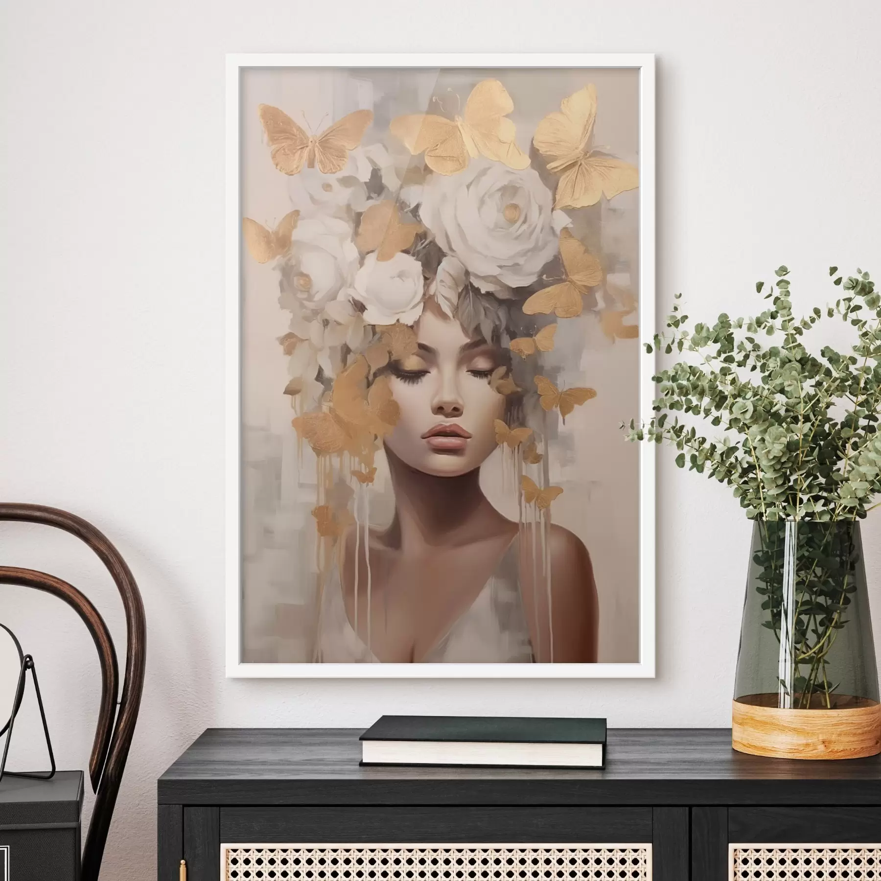 fotószőnyeg Egy lány portréja f47005