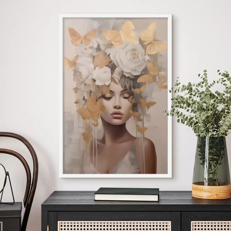 fotószőnyeg Egy lány portréja f47005