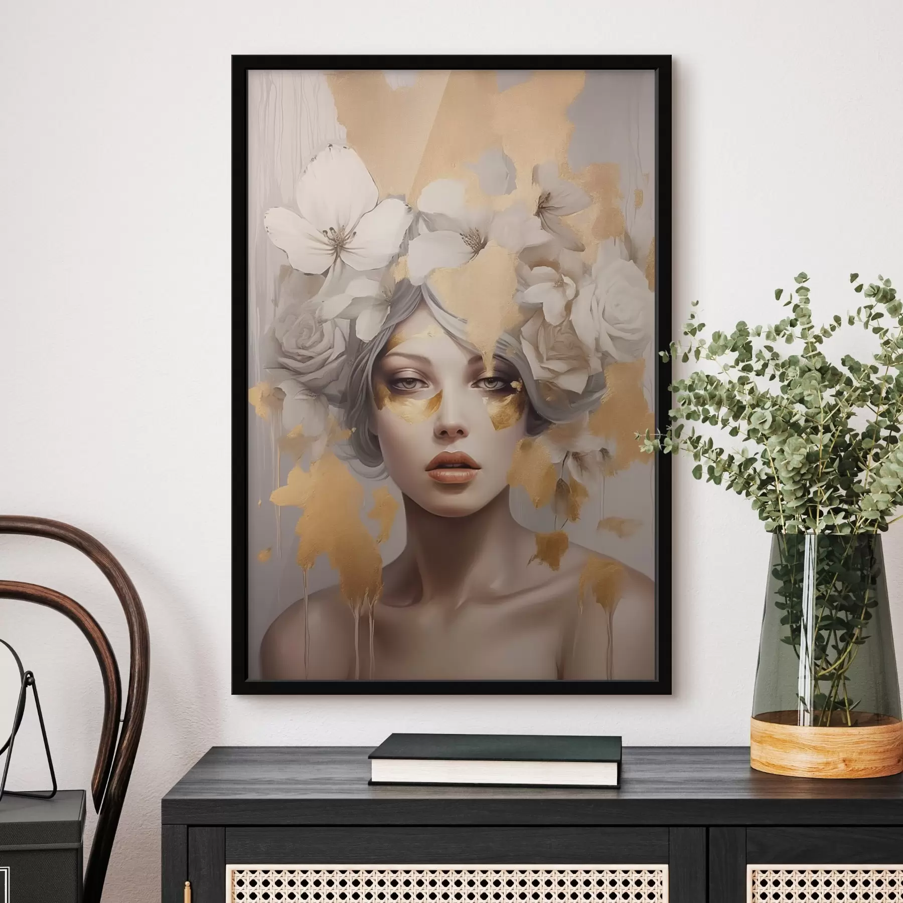 fotószőnyeg Egy lány portréja f47006