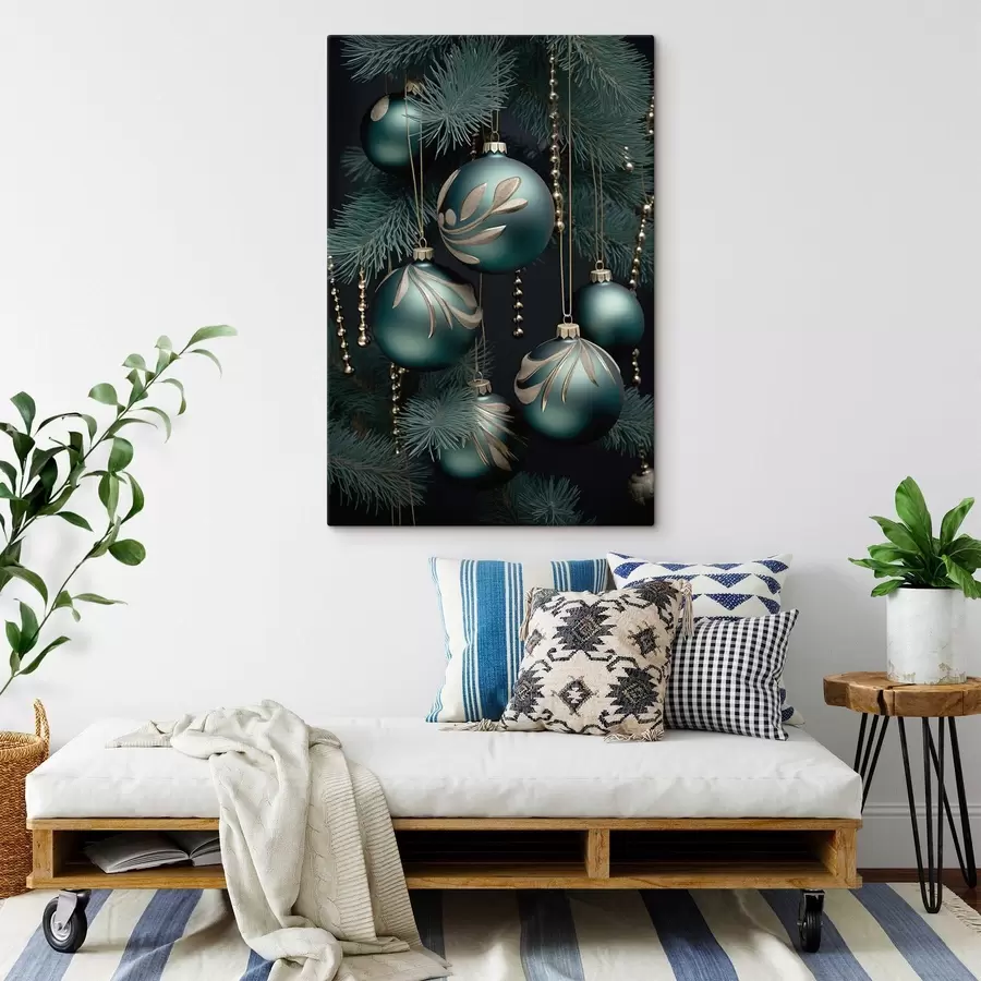 fotótapéta Újévi díszek a fán s46979