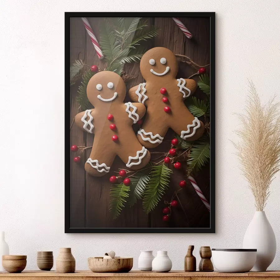 fotószőnyeg Újévi süteményfigurák f46978