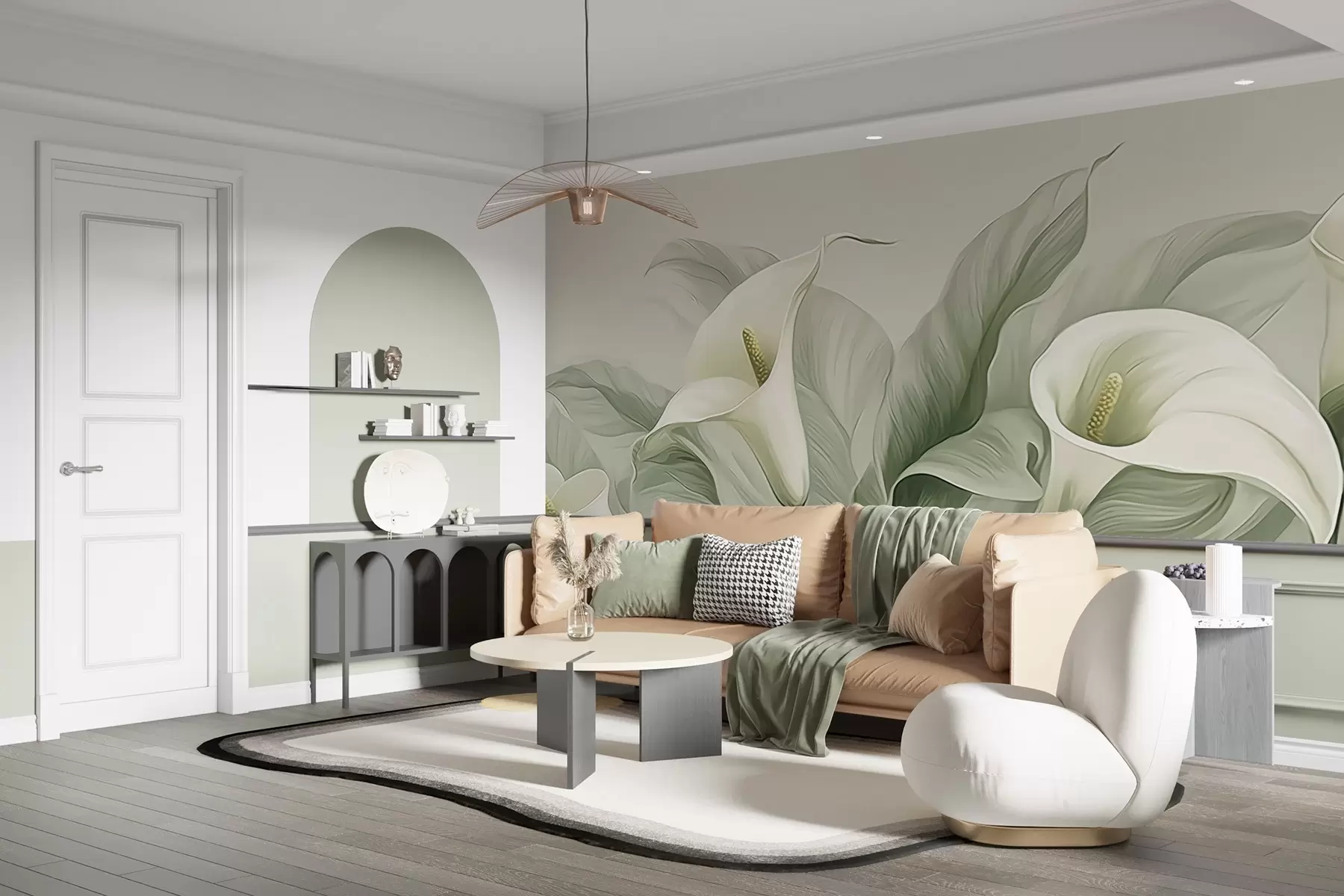 fotószőnyeg Egzotikus virágok w05028