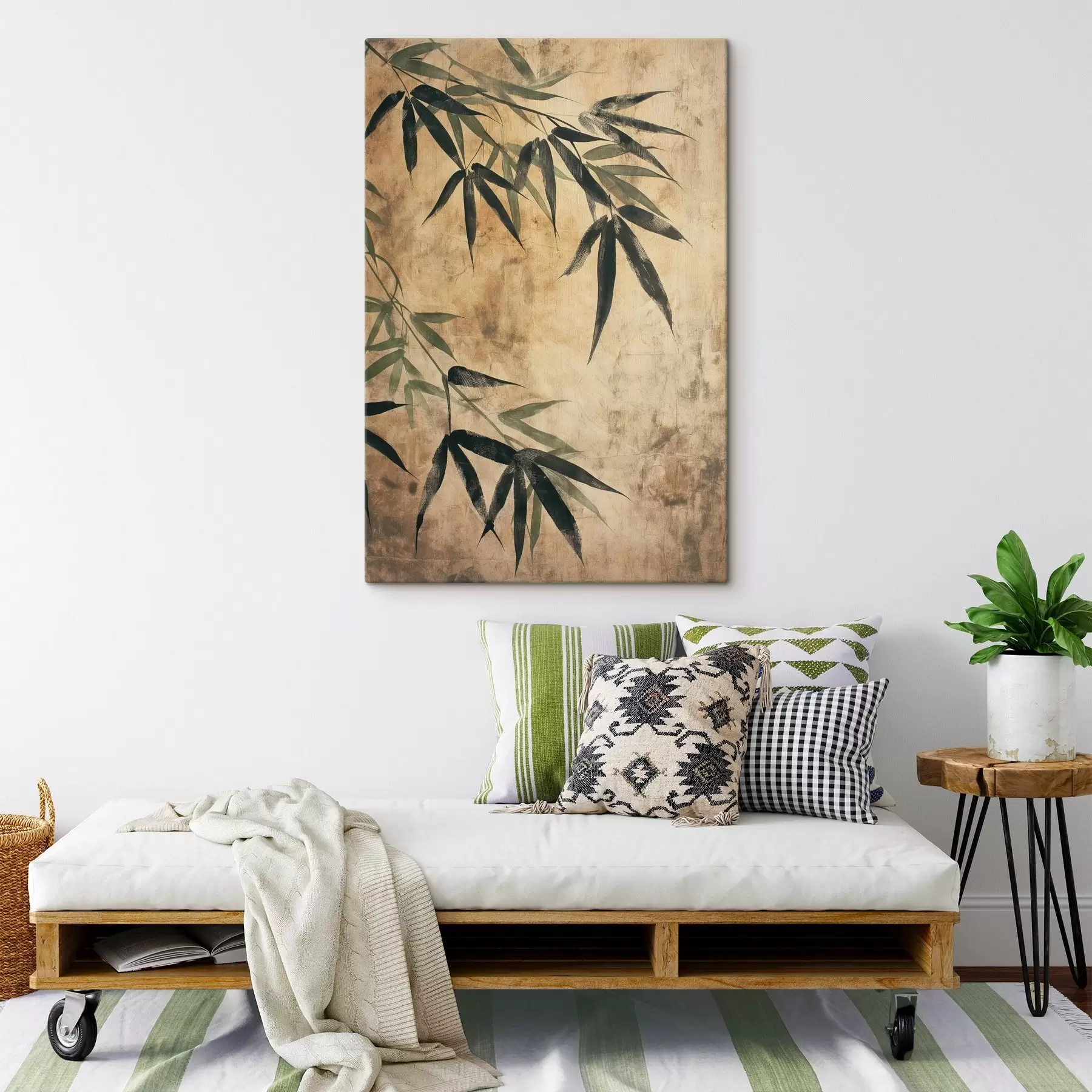 fotótapéta Bambusz levelek s47048