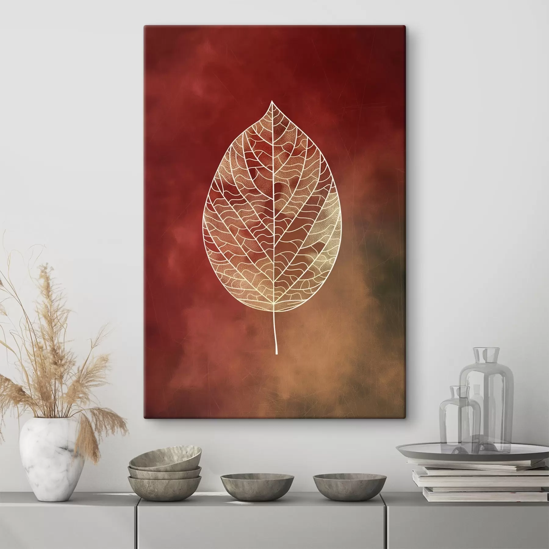 fotótapéta Különböző színű levelek s47052