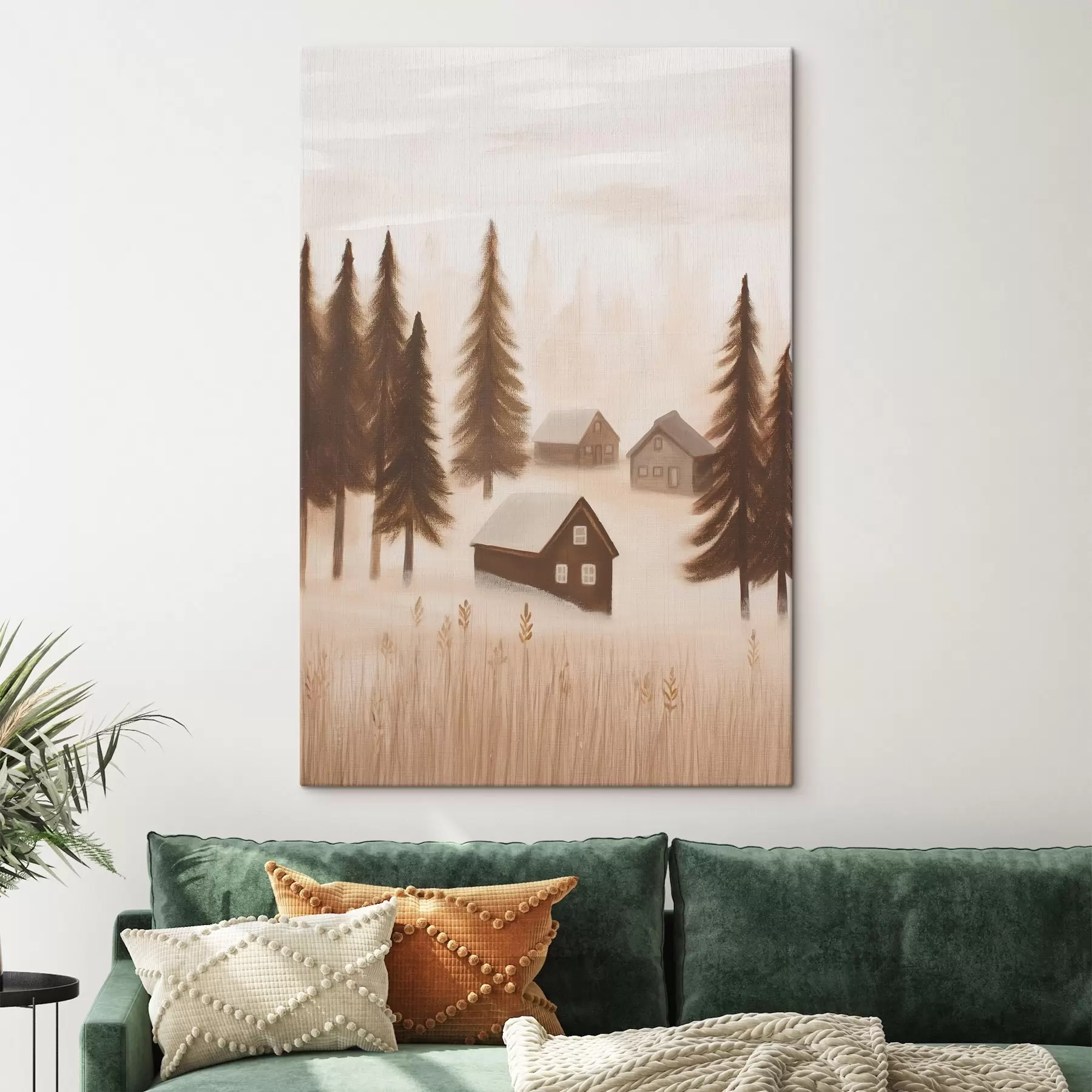 fotótapéta Házak az erdőben s47077