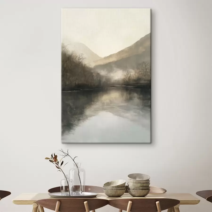 fotótapéta Erdő és hegyek s47079