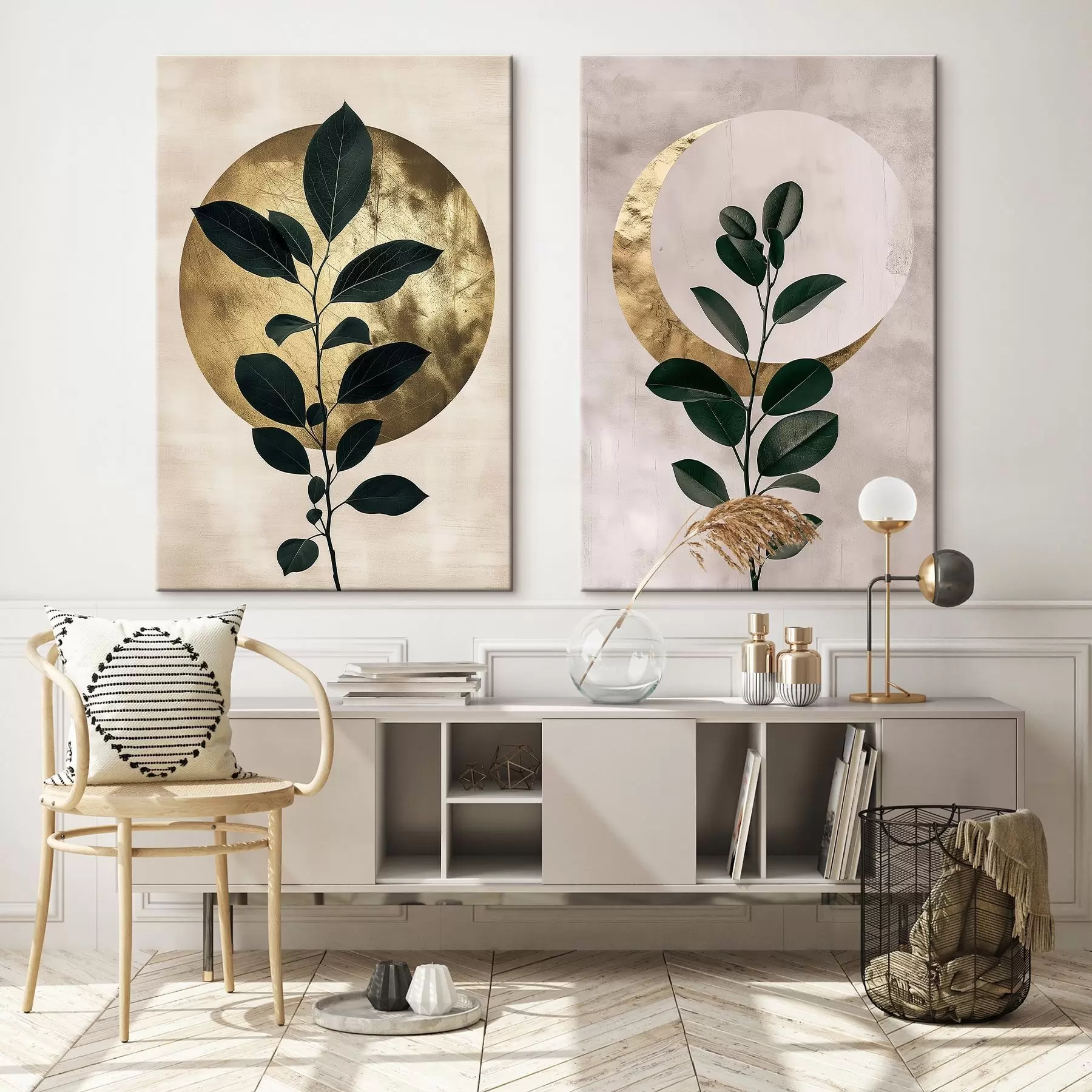 fotótapéta Napkelte és Hold m01139