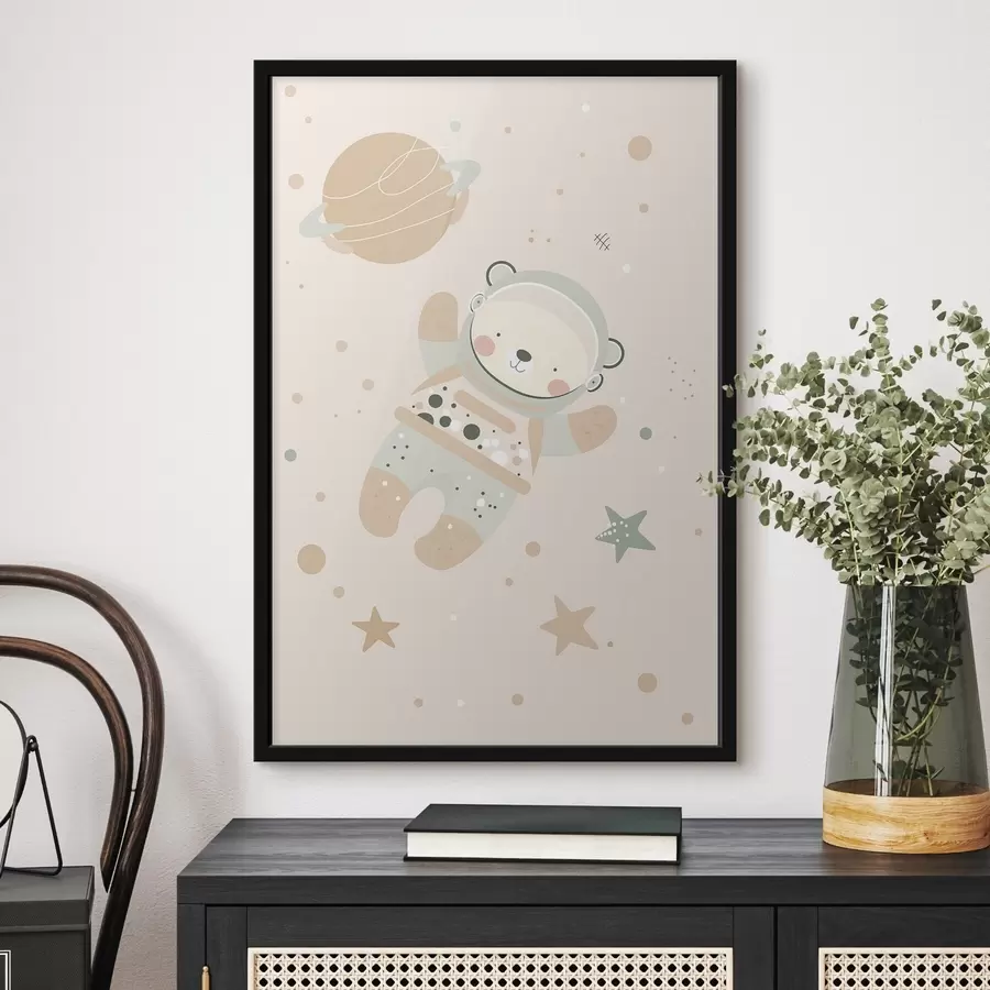 fotószőnyeg Űrhajós medve f47068