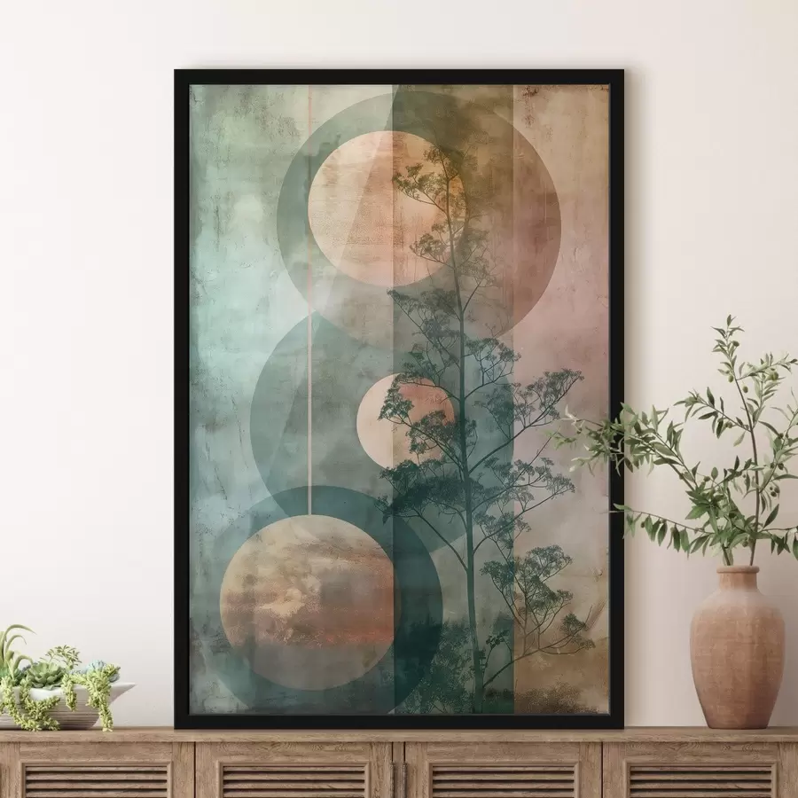 fotószőnyeg Absztrakció és levelek f47072