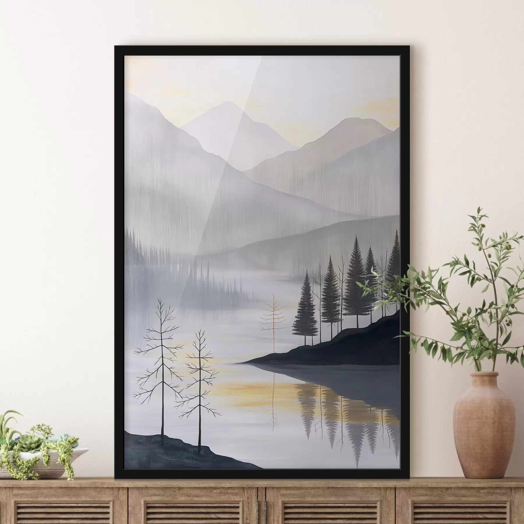 fotószőnyeg Erdő és hegyek f47078