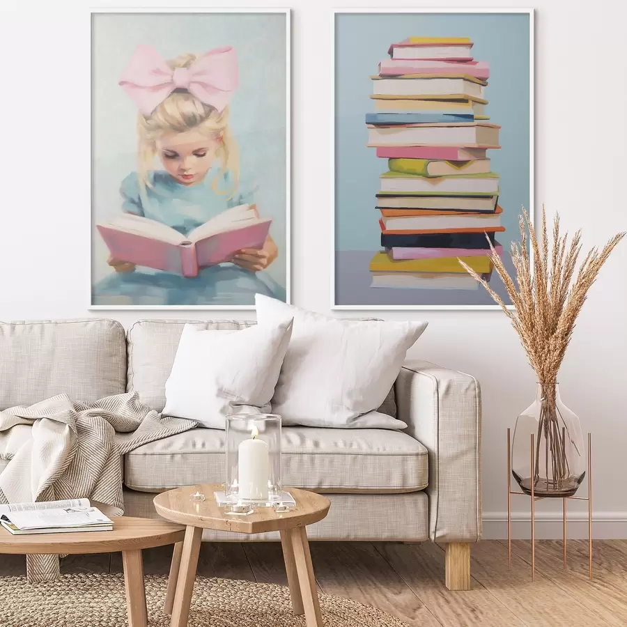 fotószőnyeg Lány és könyvek d00395