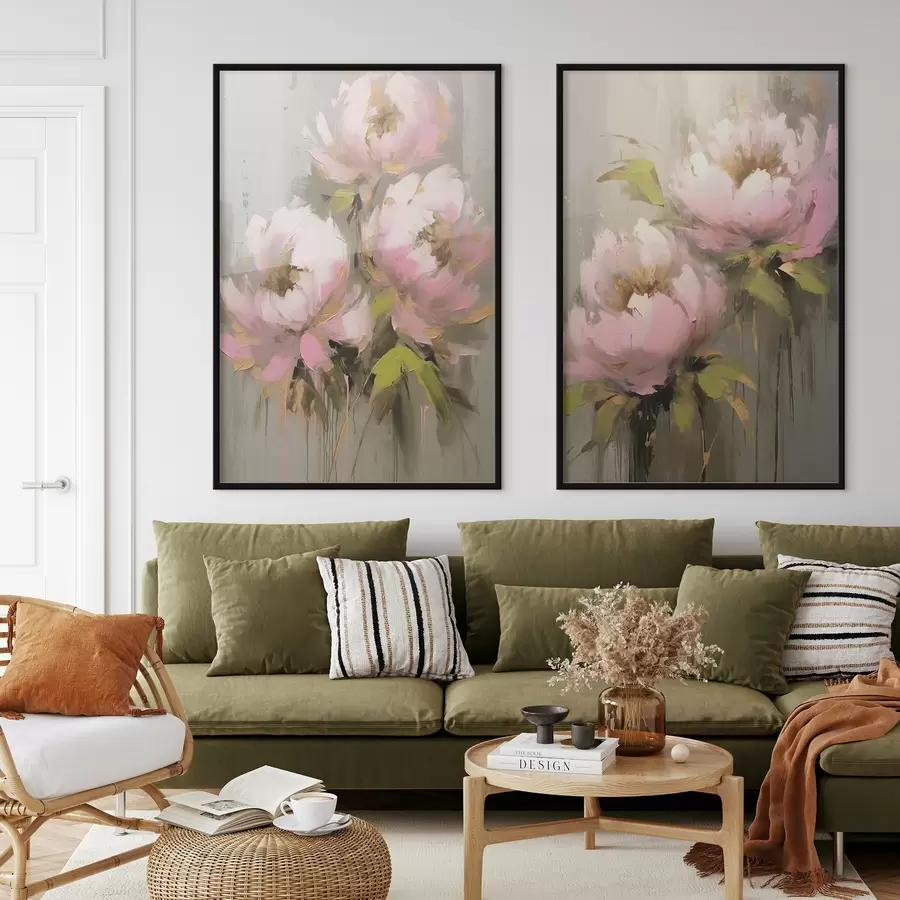 fotószőnyeg Rózsaszín pünkösdi rózsaszín virágok d00401