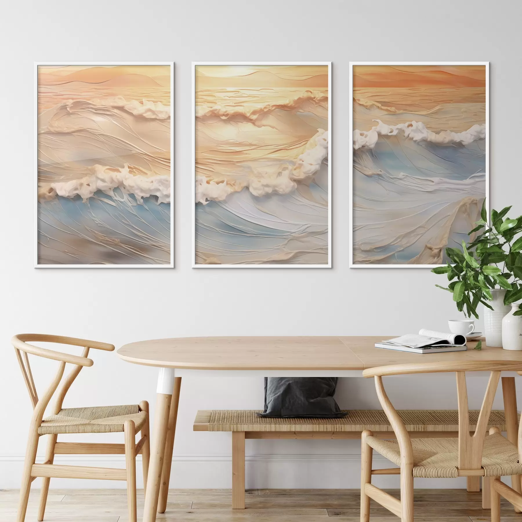 fotószőnyeg A tenger színes hullámai d00437