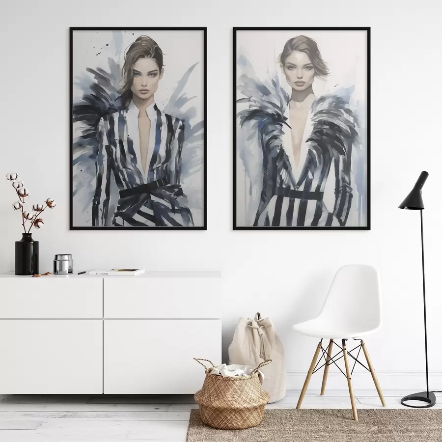 fotószőnyeg Stílusos lány modellek d00439