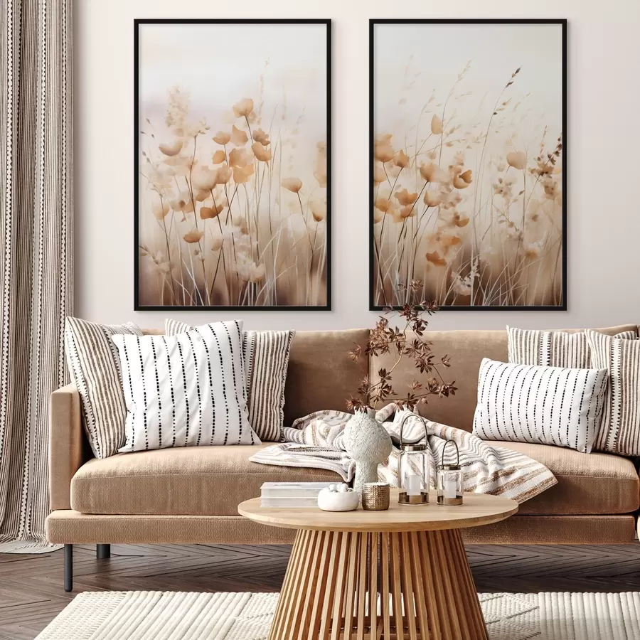 fotószőnyeg Absztrakt vadvirágok d00481