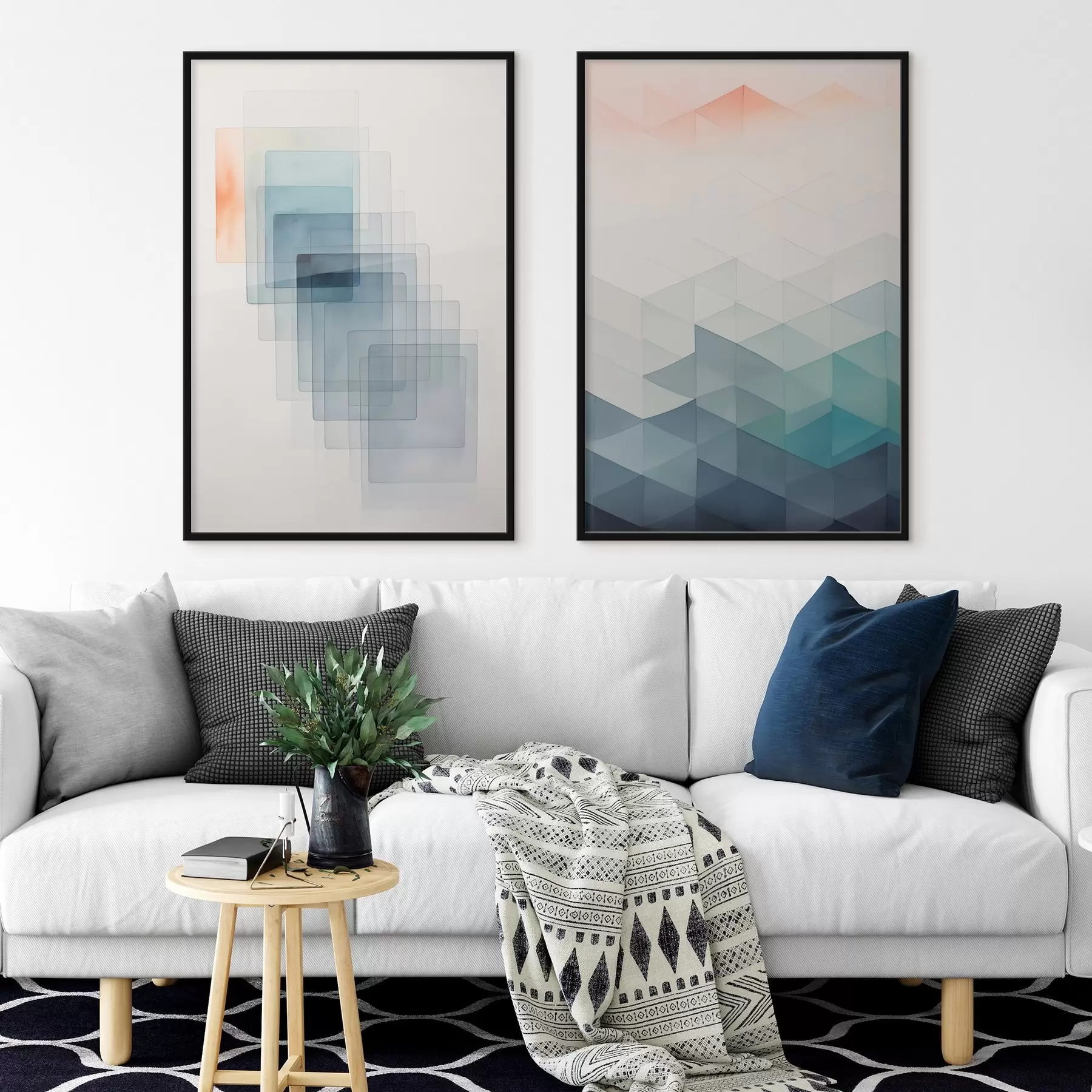 fotószőnyeg Modern geometriai absztrakció d00537