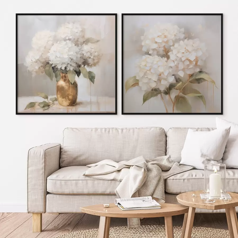 fotószőnyeg Finom hortenziák d00857