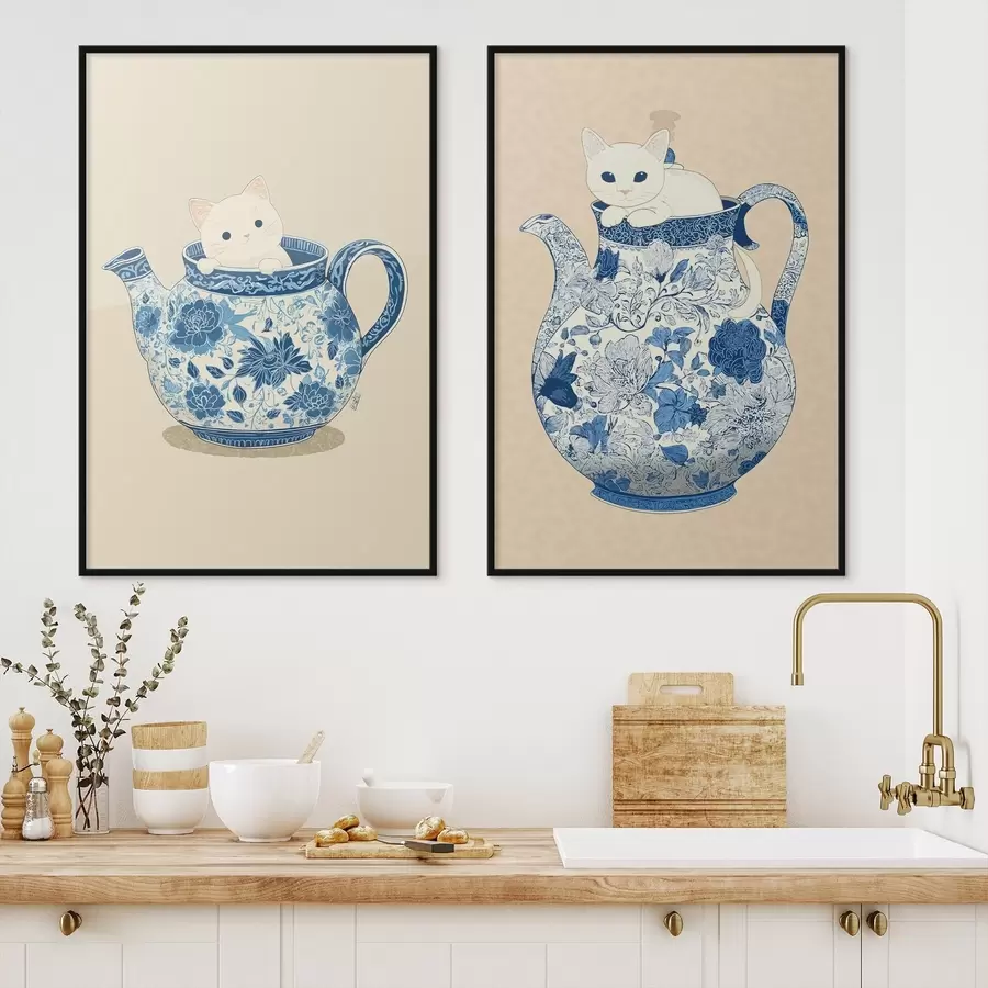 fotószőnyeg Macska a kancsóban d00920