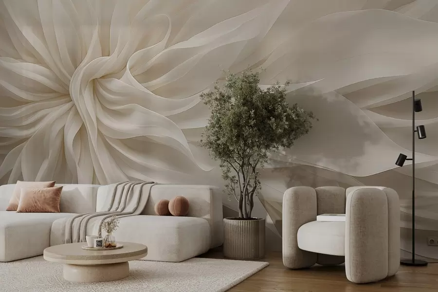 fotószőnyeg Selyemszirmok a fényből w05050