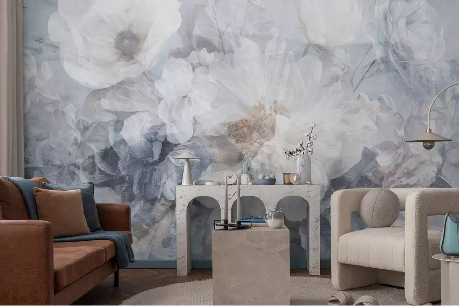 fotószőnyeg Ködös virág álom w05052