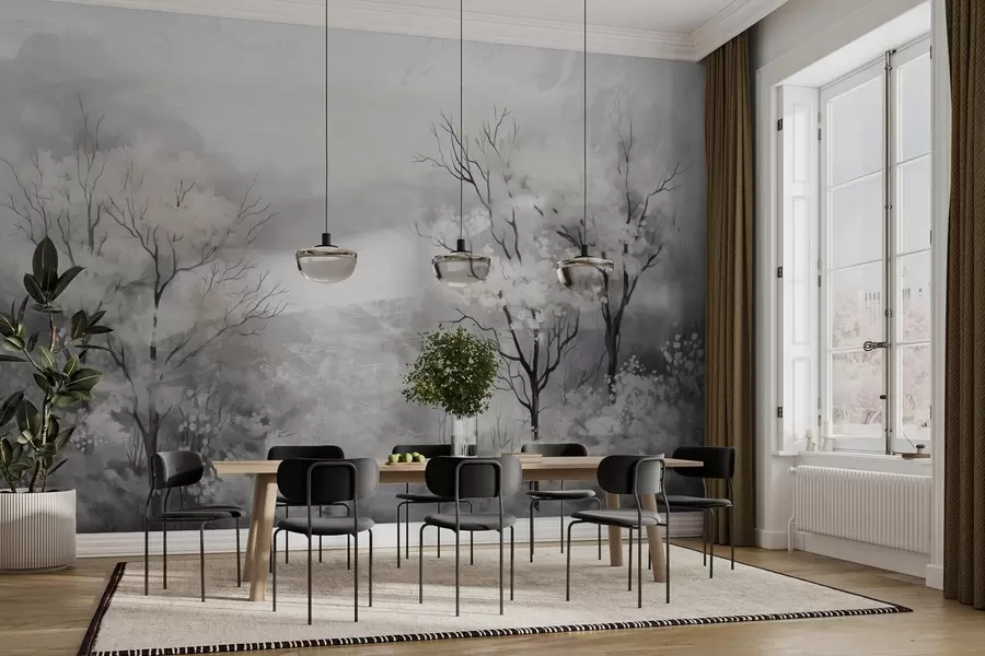 fotószőnyeg A fák könnyű lehelete w05054