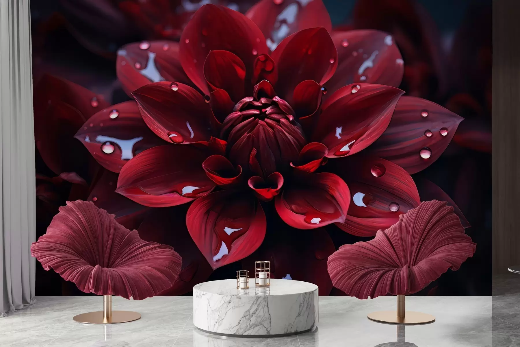 fotószőnyeg Szaftos krizantém w05057