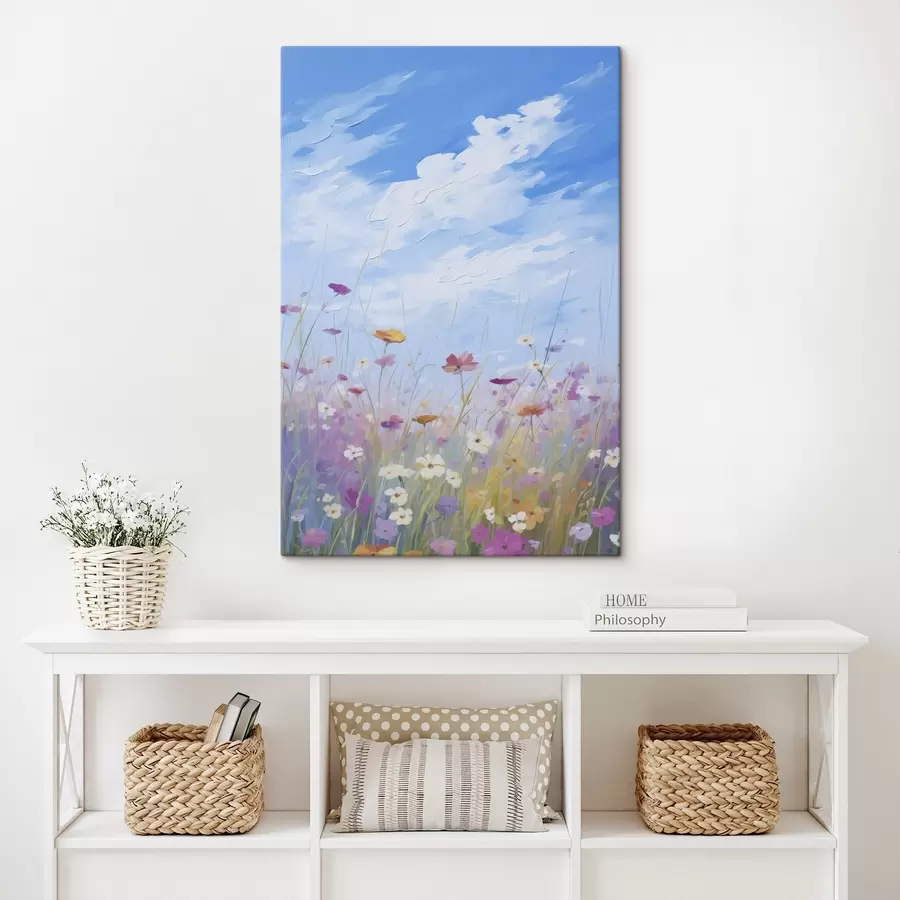 fotótapéta Vadvirágok utánzat festmény s47245