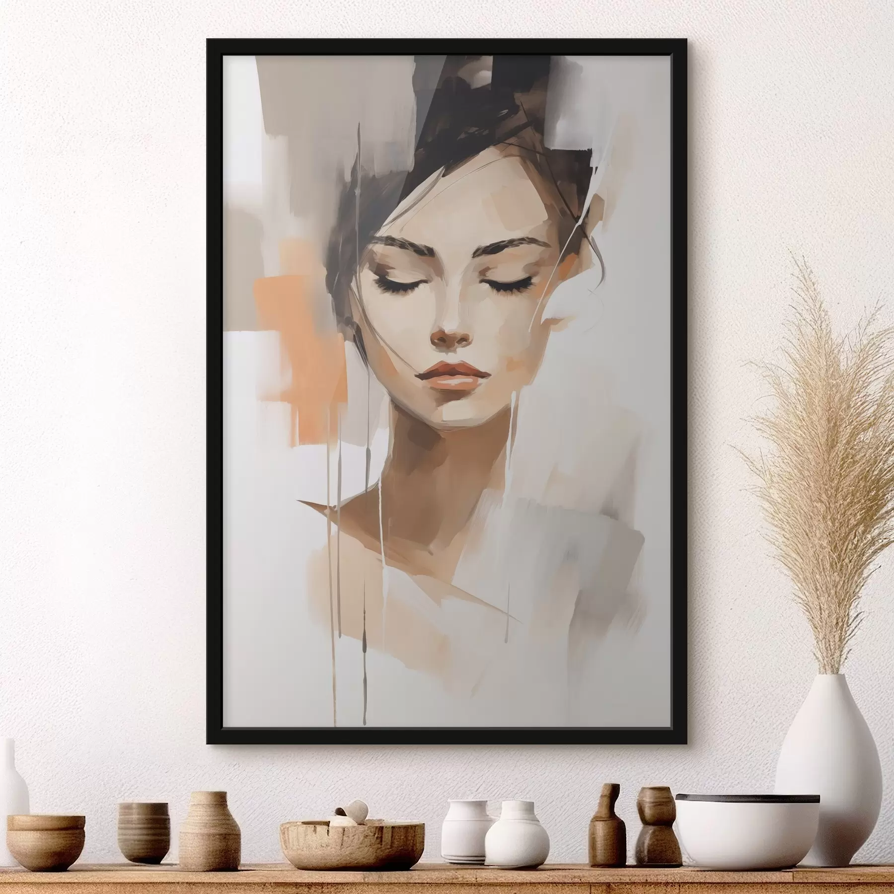 fotószőnyeg Egy lány portréja f47150