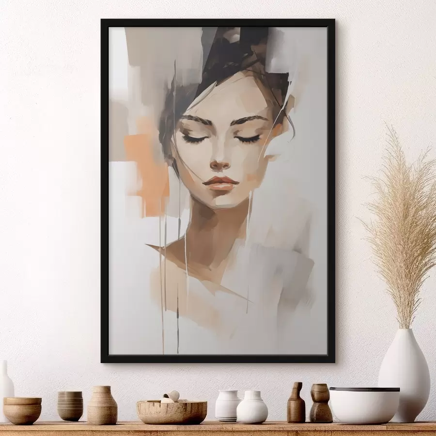 fotószőnyeg Egy lány portréja f47150