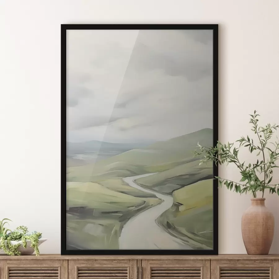 fotószőnyeg Út a mezőn f47244