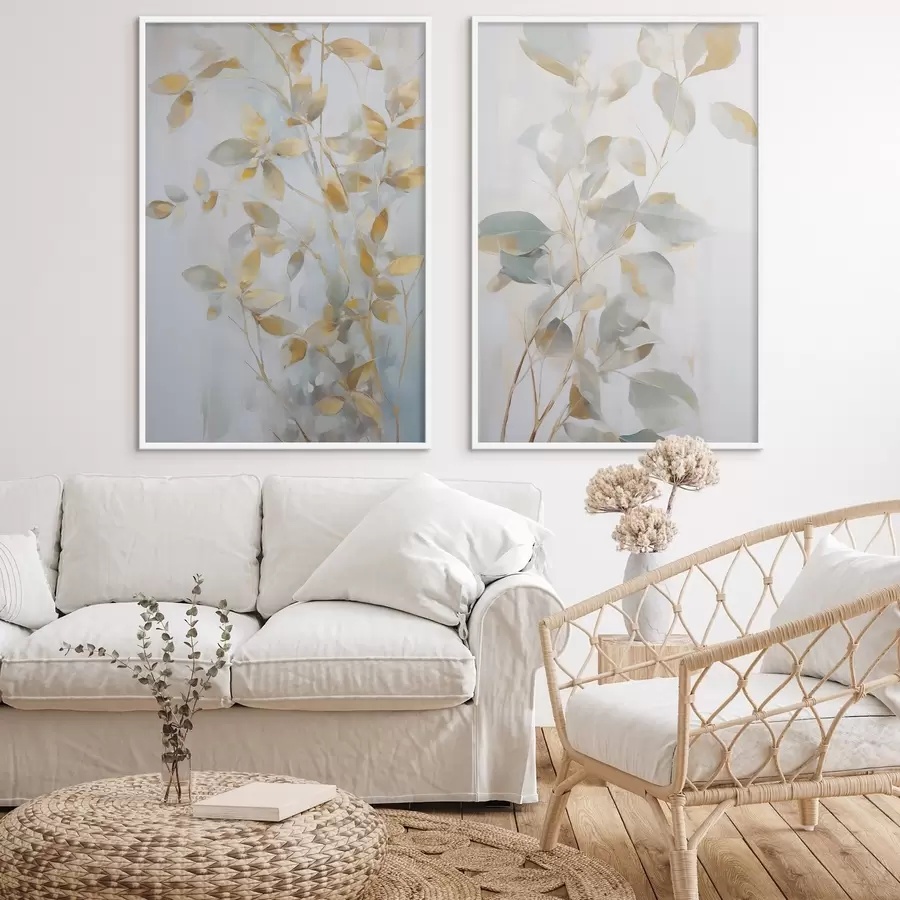 fotószőnyeg Absztrakt levelek festmény utánzat d00907