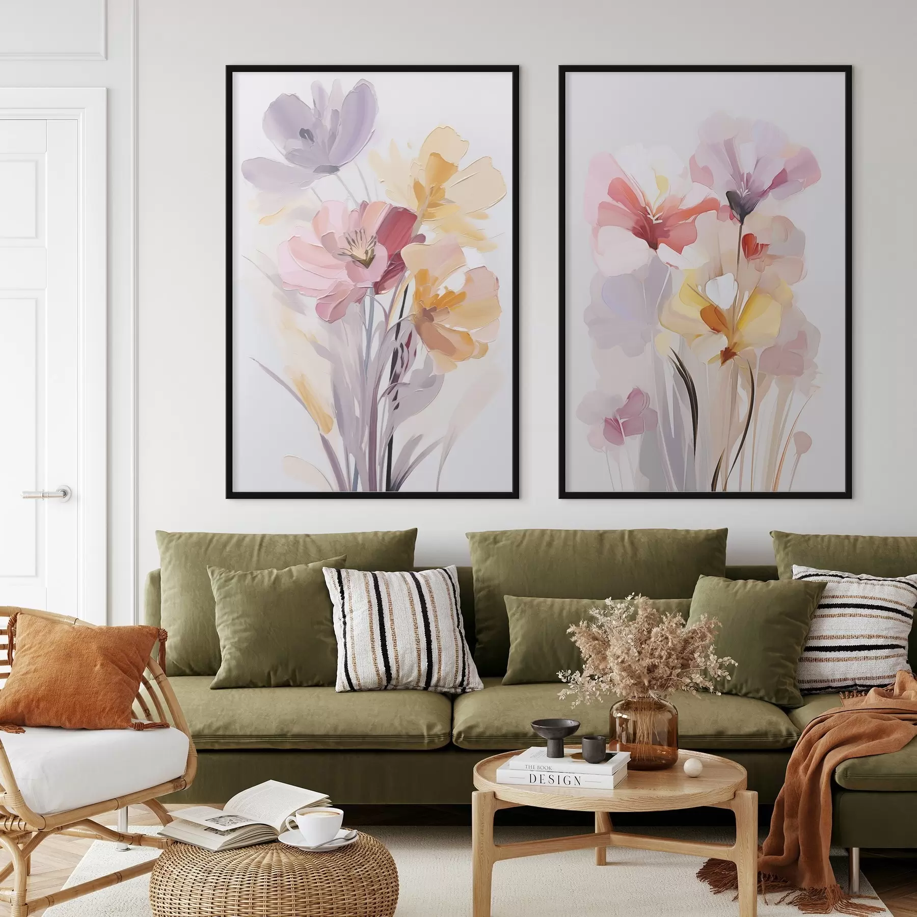 fotószőnyeg Absztrakt virágcsokor d00910