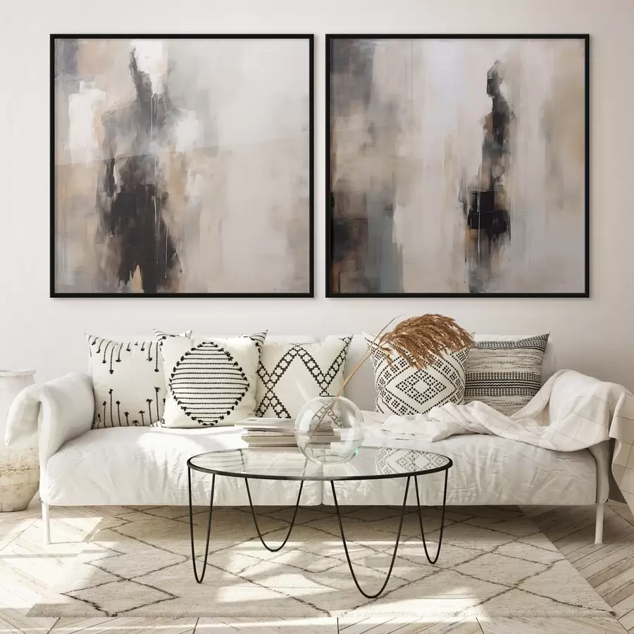 fotószőnyeg Absztrakt emberi alakok az árnyékokban d00860