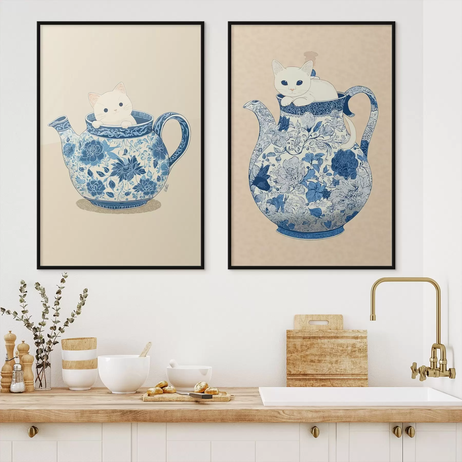 fotószőnyeg Macska a kancsóban d00920