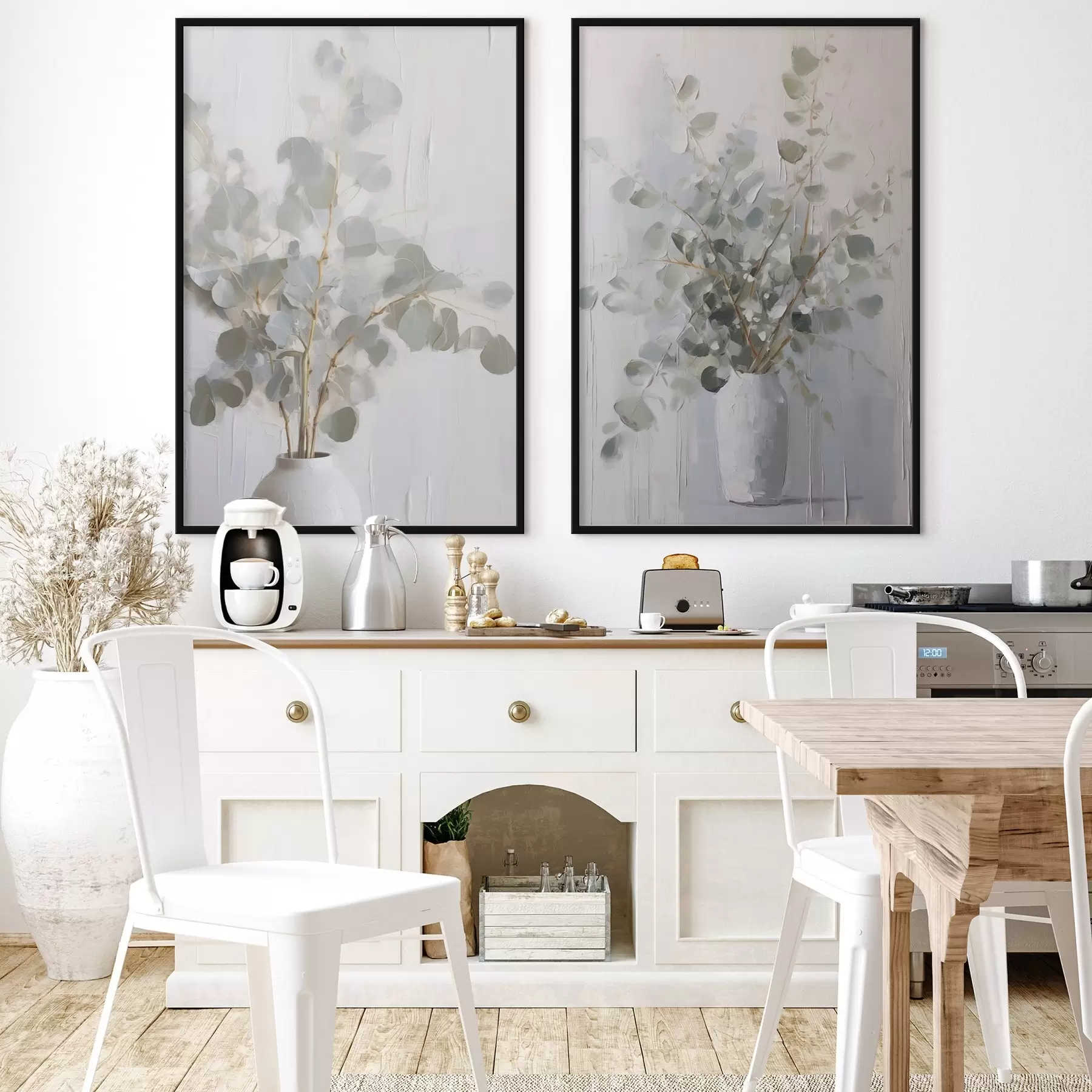 fotószőnyeg Vázában lévő gallyak utánzat festmény d01020