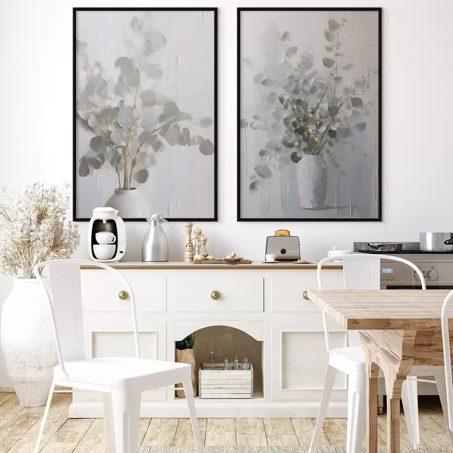 fotószőnyeg Vázában lévő gallyak utánzat festmény d01020