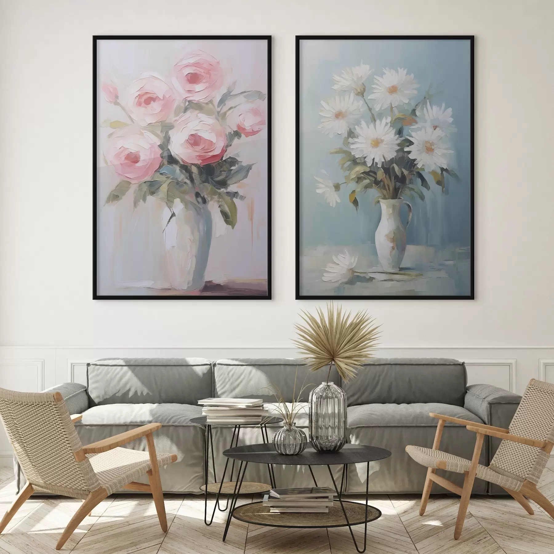 fotószőnyeg Virágok vázában utánzat festmény d01027