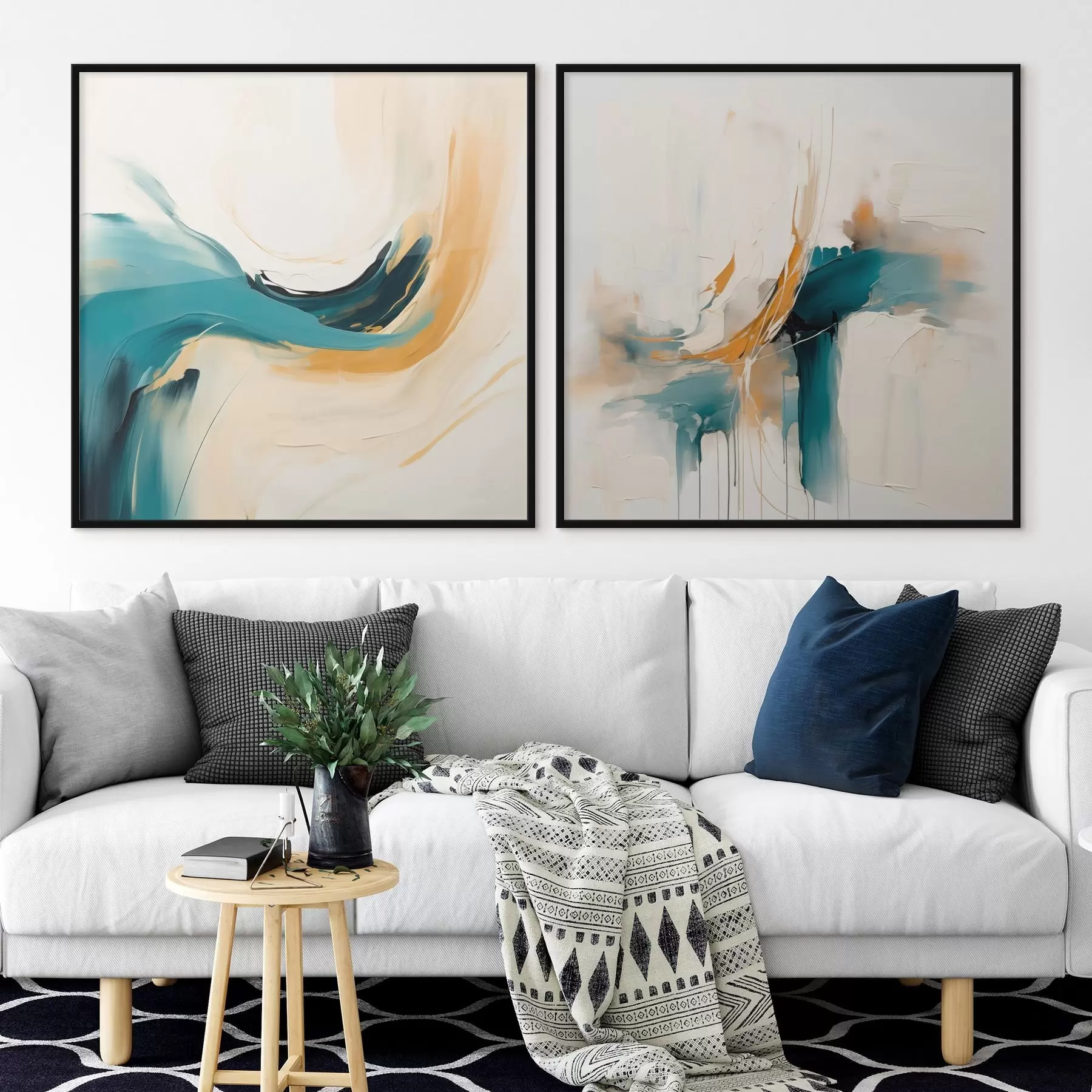 fotószőnyeg Művészi kompozíció sima színátmenetekkel d00989