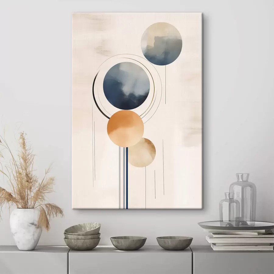 fotótapéta Absztrakció gömbökkel s47100