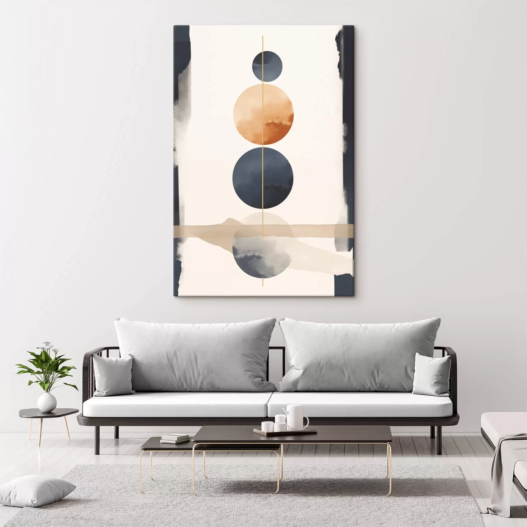 fotótapéta Absztrakció gömbökkel s47101