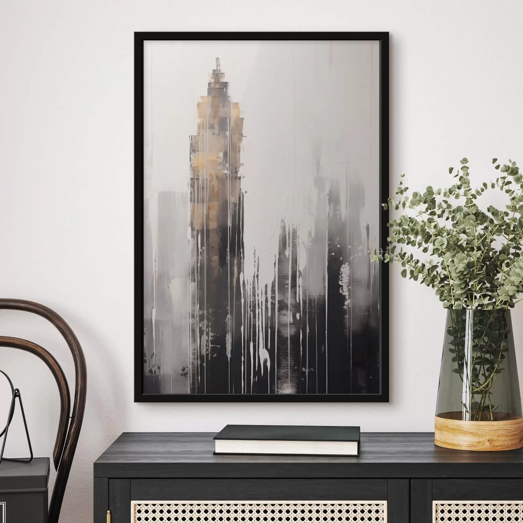 fotószőnyeg Absztrakt felhőkarcoló f47254