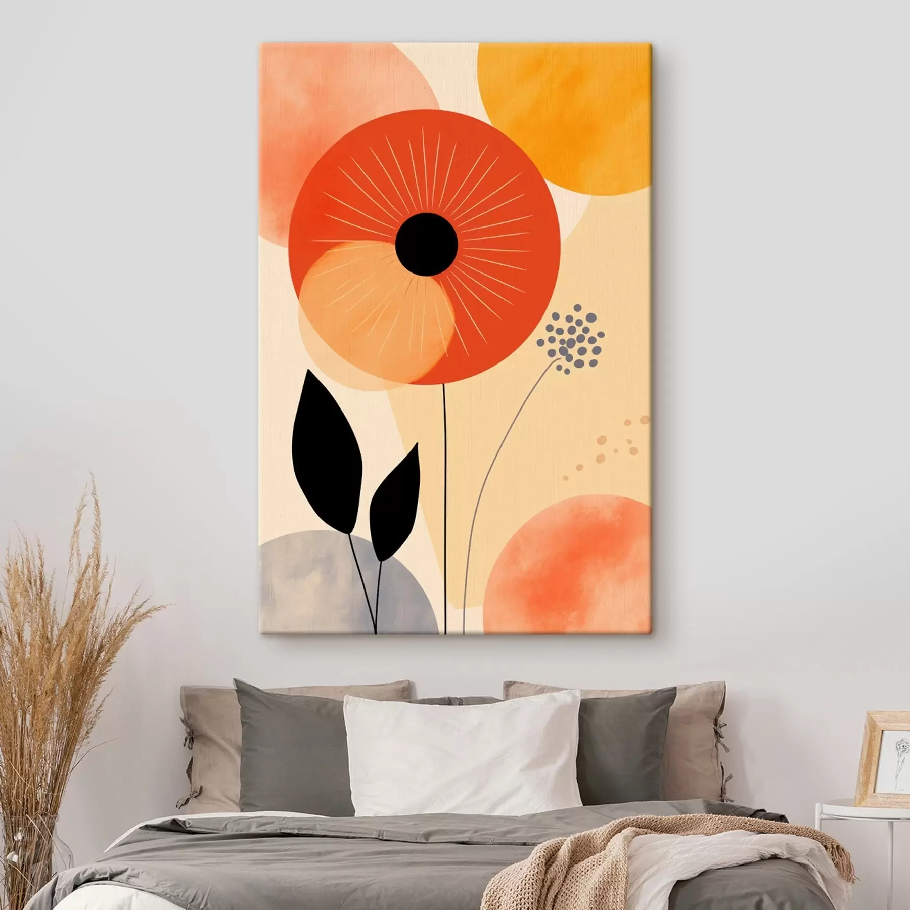 fotótapéta Dekoratív virágművészet digitális illusztrációs stílusban s46927