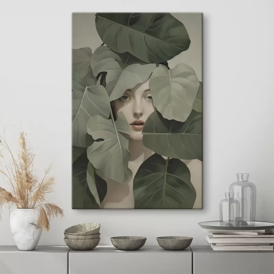 fotótapéta Lombok között álló lány portréja s47331