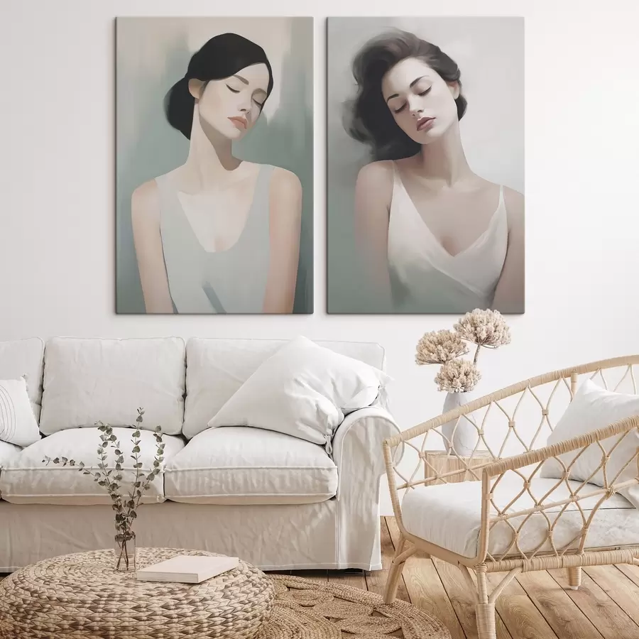 fotótapéta Csukott szemű lány m01188