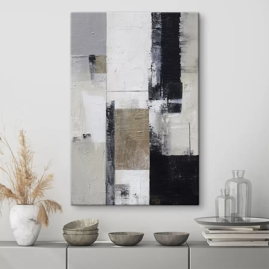 fotótapéta kortárs absztrakció kontrasztos színekkel s47133