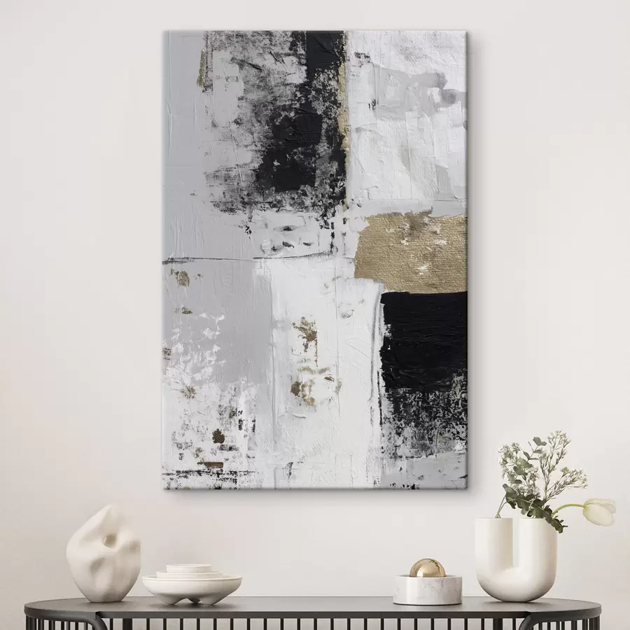 fotótapéta kortárs absztrakció kontrasztos színekkel s47134