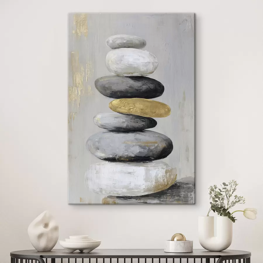 fotótapéta nagy kövek festészeti stílusban s47236