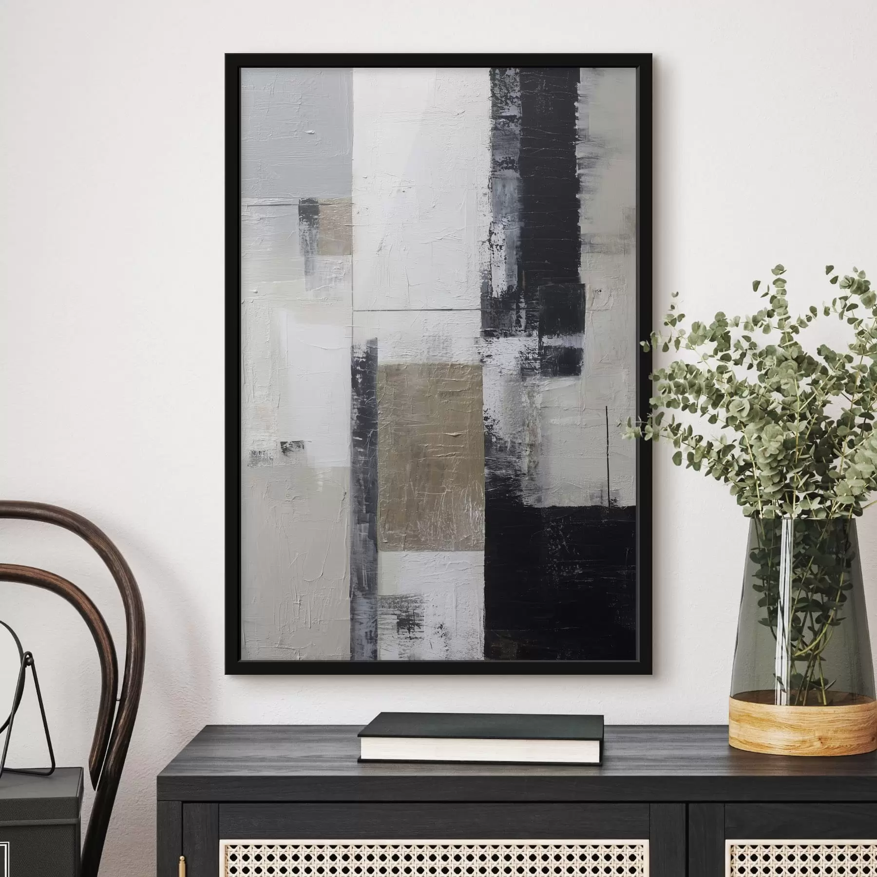 fotószőnyeg kortárs absztrakció kontrasztos színekkel f47133